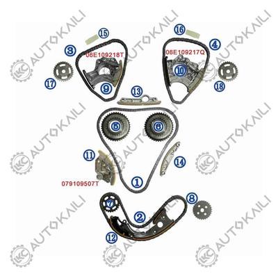 کیت زنجیره تایمینگ برای AUDI / VW S5 8F7 CAKA 245KW 3.0T