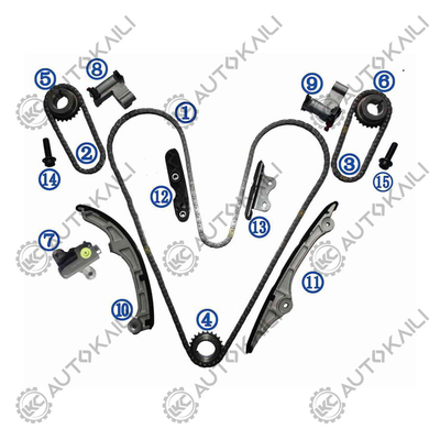کیت زنجیر تایمینگ برای 3.5- W، C 3496cc VVT V6 N7WGE 2007-10 Edge07-10، Flex غیر توربو 09-10 Flex توربو 09، Fusion07-09، Taurus09، Taurus X 08-09