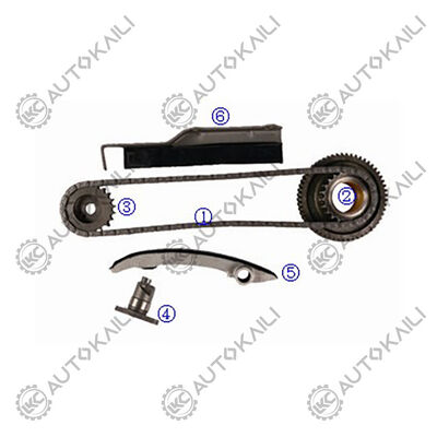 کیت زنجیره تایمینگ پلاستیکی PA66 / PA46 برای L200 4WD دیزل 4M40T 2.8L 03-06