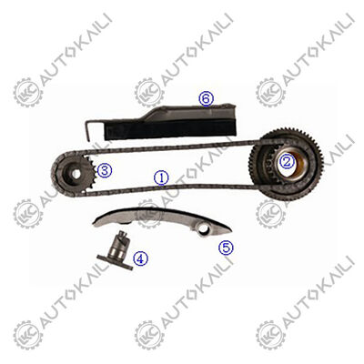 کیت زنجیره تایمینگ پلاستیکی PA66 / PA46 برای L200 4WD دیزل 4M40T 2.8L 03-06