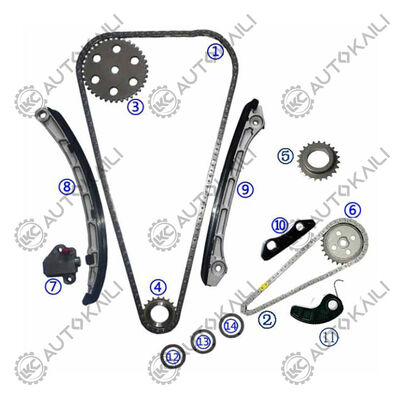 کیت زنجیره تایمینگ برای مازدا 3 بنزین LF5H / LF5W 2.0L 08-14