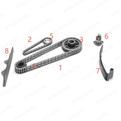 کیت زنجیر تایم پلاستیکی PA66 / PA46 برای مزدا GLC 323 E3 1.3L 77-86