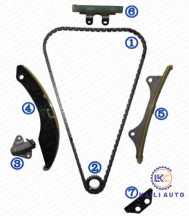 کیت زنجیر تایم برای HYUNDAI/KIA i10 i10 Grand i20 i20 ELITE KIA RIO SALOON PICANTO Engine G4LA 1.2L 24321-03010 9*160L