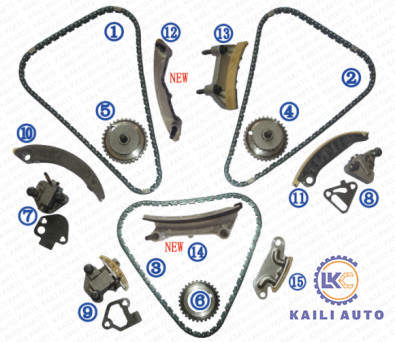 کیت زنجیر تایم GM CHEVROLET Camaro 12633452 LY7 LFX LLT 114L 12609259
