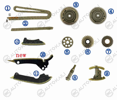 کیت زنجیره زمان بندی برای بنز E-CLASS 2.0L OM654 DIESE 10-17 A0019930576 102L