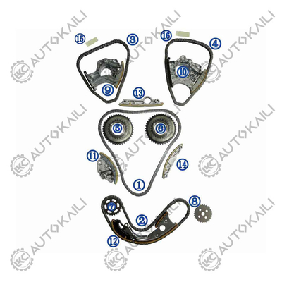 کیت زنجیره تایمینگ برای AUDI/VW A6L 4XL/C7 CLXB 150KW 2.5L 12-16 06E109465BC 108L