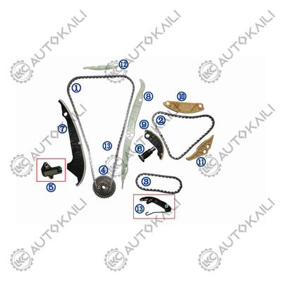 کیت زنجیره تایمینگ برای AUDI / VW EA888 ((سوم و نیم) AUDI A4 (8K2 B8) 1.8/2.0 A5 (8T3) 1.8/2.0 TFSI 15- 06K109158AD 8*170