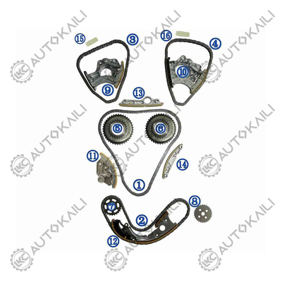 کیت زنجیره تایمینگ برای AUDI/VW CALA/CLXA/CPAA AUDI A6L 4X8/C7 CLXA 140KW 2.5L 10-15 A8L 4H8 CPAA 150KW 06E109465BC 108L