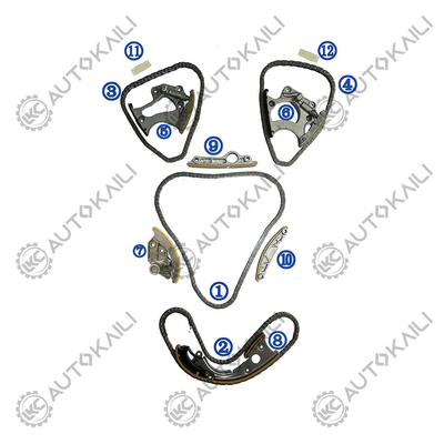 کیت زنجیره تایمینگ برای AUDI VW Touareg 7P CGEA 245KW 3.0TSI هیبرید 11-14 A7 A6L A5 Q5 S5 Q7 Q5 A8L 06E109465BC 108L