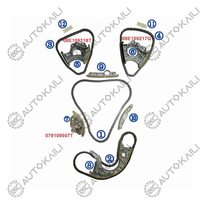 کیت زنجیره تایمینگ برای AUDI A8L CEUA/CEUE 4.0TFSI 10-13