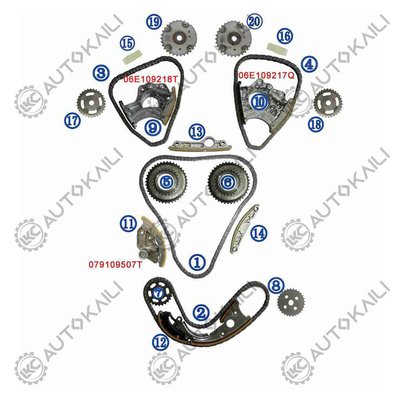 کیت زنجیره تایمینگ برای AUDI / VW S5 8F7 CAKA 245KW 3.0T