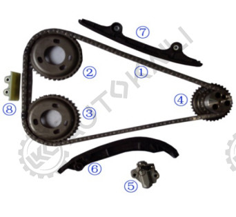 کیت زنجیره زمانی برای ترانزیت 2.2 ((SINGLE) MK7 2006- TDCI DURATORQ TRANITS 2.2 TDCi P8FA/P8FB 06.4-11.9 TRANSIT 2.2 TDCi PGFA/PGFB 07.10- TRANSIT 2.2 TDCi QVFA/QWFA 06.4-11.9 ترانزیت 2.2 TDCi SRFA