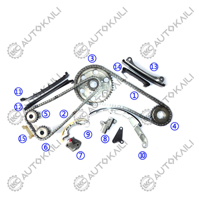 کیت زنجیره تایمینگ برای NISSAN YD25DDTI CABSTAR/NAVARA/PICKUP /PRESAGE/SEWENA DOHC 16V 2.5L 2002.3-2008.9 PICK UP (D22) 2.5 Di 2488CC YD25DDTI 2002.3 قدرت پیک اپ ((BHP) 138 (KW) 98