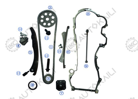 کیت زنجیره تایم آهن برای OPEL/VAUXHALL AGILA Z 13 DT / Z 13 DTJ 1248CC 03.8- ASTRA H / Mk V Z 13 DTH 1248CC 04.1-09.5
