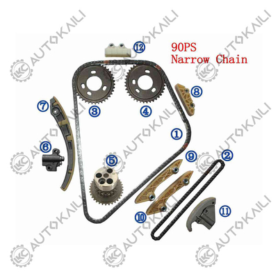 کیت زنجیره تایمینگ پلاستیکی PA66 / PA46 برای Mondeo Mk III (B5Y) DI / TDDi / TDCi 2.0 00-03