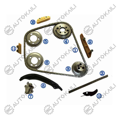 کیت زنجیر تایمینگ برای رنجر 2.2TDCi دیزل 2198 سی‌سی پیکاپ 148 اسب بخار GBVAJQW GBVAJPF GBVAJQJ 2011- ترانزیت 2.2TDCi دیزل 2198 سی‌سی ون MK7 123 اسب بخار CYRA CYRB CYRC 2011-