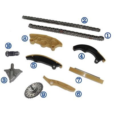 کیت زنجیره تایمینگ پلاستیکی PA66 / PA46 برای رانجر روور Evoque بنزین PT204 2.0T 17-18