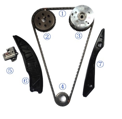 کیت زنجیر تایم موتور هیوندای G4FA I20 I30 IX20 KIA 24321-2B000 9*158L 24410-2B0