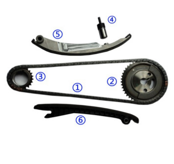 کیت زنجیر تایم FIAT PALIO SIENA IDEA STRADA 04777699AA 112L مقاوم در برابر سایش