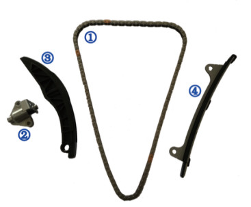 کیت زنجیر تایم موتور KIA HYUNDAI G3LA 24321-04000 122L 24410-04000