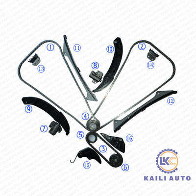 کیت زنجیر تایم برای HYUNDAI/KIA Veracruz Genesis Azera Sonata Entourage Sedona amanti 3.3L/3.8L G6DB/G6DA 24312-3C100