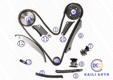 کیت زنجیر تایم برای DODGE/CHRYSLER/JEEP Charger/Intrepid/Magnum Concorde 4663635 180L 4663676