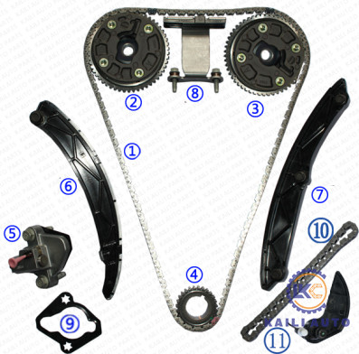 کیت زنجیر تایم برای GM/CHEVROLET/BUICK/Cadillac MALIBU SPARK VOLT Lacross VERANO 12636521 9*178 12636527