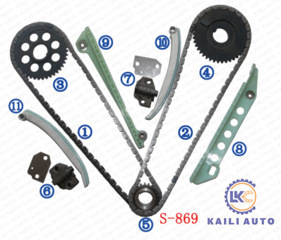 کیت زنجیر تایم برای FORD E-150 F-150 Expedition Explorer Crown Victoria F3LY6268A 8*116L F6AZ6L266CA