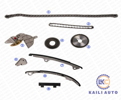 کیت زنجیر تایم QR20 2.0L NISSAN ALTIMA PRIMERA P12 X-TRAIL T30 13028-6N201 9*164L 13070-6N215