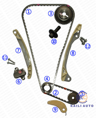 زنجیر تایم موتور 1.5 لیتری 1.5 تی HR15DE NISSAN SUNNY TIIDA LIVINA JUKE 13028-3AA0A 152L 13070-ED50B