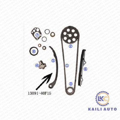 کیت زنجیر تایم برای NISSAN 240S BLUEBIRD NAVARA NOMAD PINTARA PRAIRIE SILVIA 13028-40F01 102L 13070-40F06