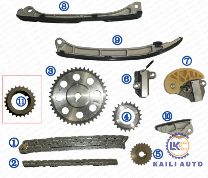 کیت زنجیر تایم برای MAZDA CX-5 KE 6 stufenheck GJ.GH 6 Kombi GJ.GH 2.2 D AWD 12-18 SH02-12-201 108L SH01-14-151 58L