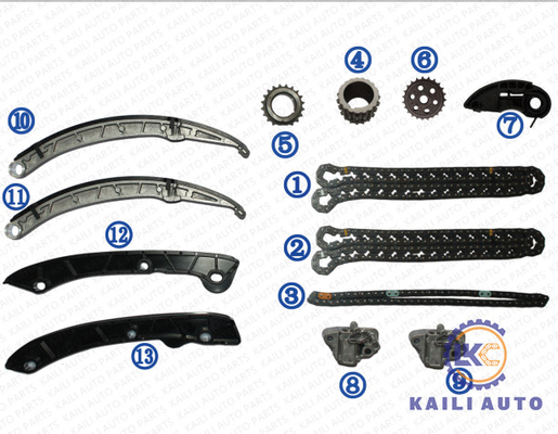 کیت زنجیر تایم LAND ROVER/JAGUAR LR4 HSE Range Rover Sport Discovery F-FACE XF XE F-TYPE 3.0T V6 GAS LR032048 5*140