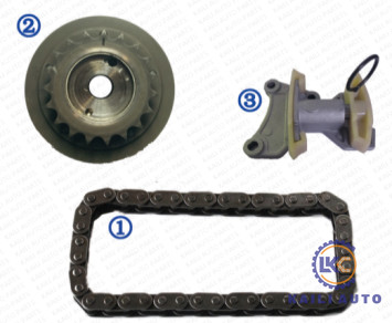 کیت زنجیر تایم برای AUDI VW TT A4 A3 2.0L 1984CC 06D109229A 42L 06F109217A