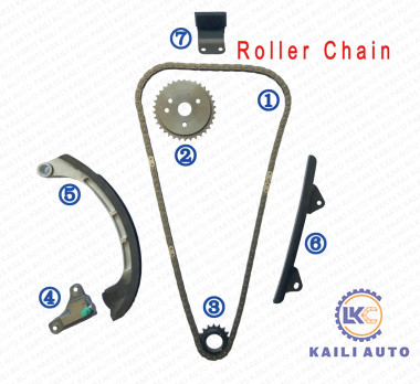 13506-23030 تویوتا یاریس 1.3 VVT کیت زنجیر تایم موتور 2SZ SCP1 NLP1 NCP1 128L