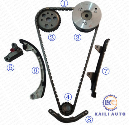 کیت 1.0 لیتری DOHC 16V VVT TOYOTA ECHO PLATZ VITZ تایم زنجیر موتور 1SZ P1 SCP10 13506-23010 13523-97401