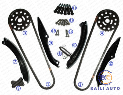 کیت زنجیر تایم NISSAN NAVARA PICK UP 06CT.K-1-114L 06CT.K-1-114L