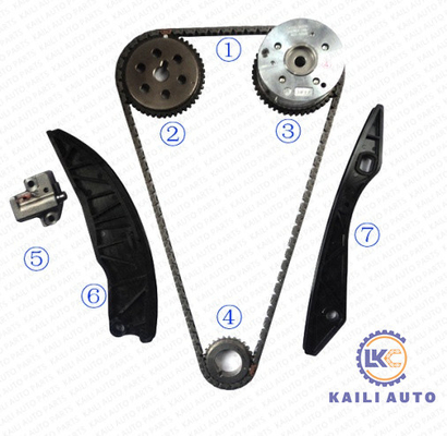 کیت زنجیر تایم موتور KIA HYUNDAI G4FA 24321-2B000 9*158L 24410-2B000