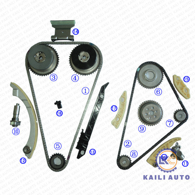 زنجیر تایم 148 لیتری کیت VVT برای جنرال موتورز CHEVROLET BUICK کادیلاک 24461834 12608580