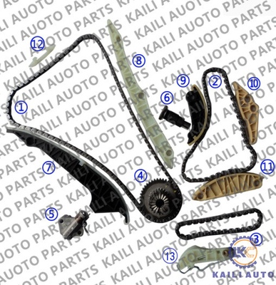 کیت زنجیر تایم 1.8T 2.0TFSI برای AUDI A4 A5 A6 Q5 VW Golf Skoda Octavia EA888 06K109158AD